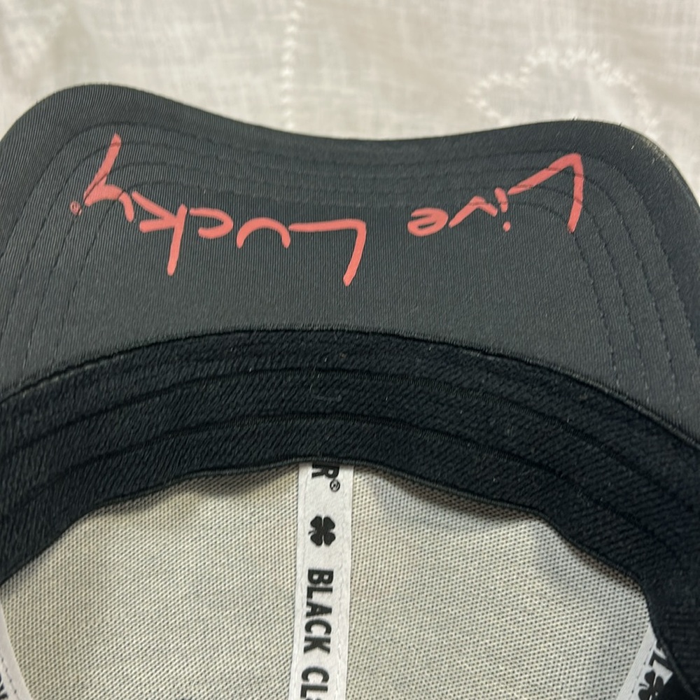 Black clover cotton baseball trucker cap hat - Picture 5 of 7